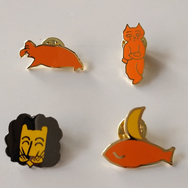 長新太ピンバッジセット(4種類)トムズボックス謹製 | nowaki