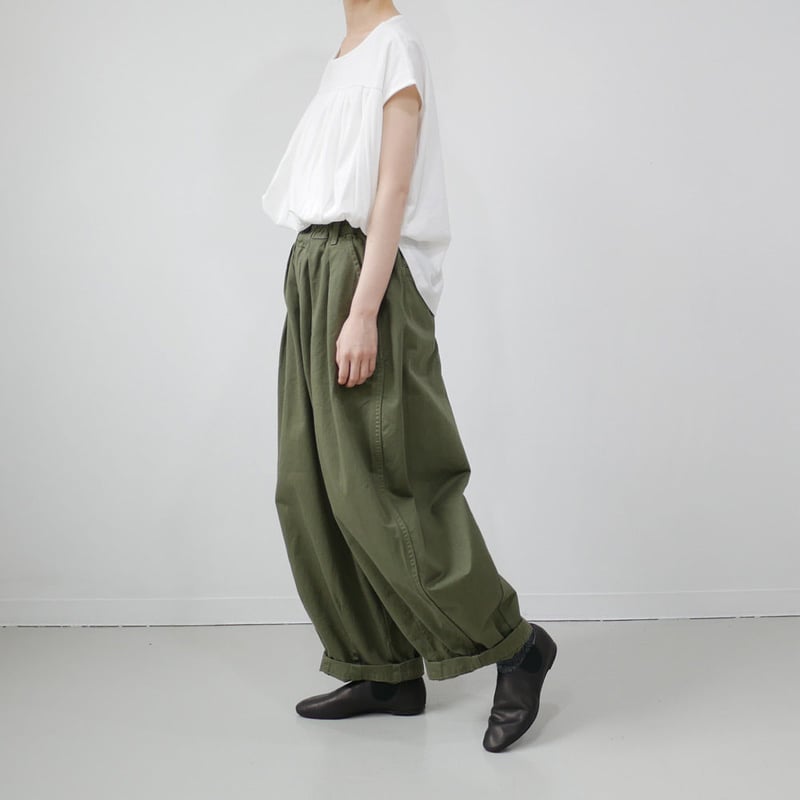 HARVESTY｜ハーベスティ | チノクロスサーカスパンツ | ミリタリー