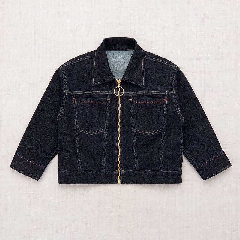 Misha & Puff / Zip Jacket - Indigo Denim | hi h