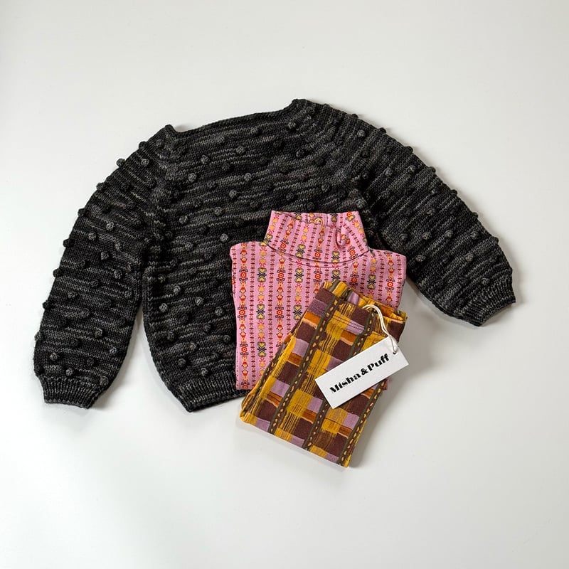 Misha & Puff / Legging - Plum Watercolor Plaid