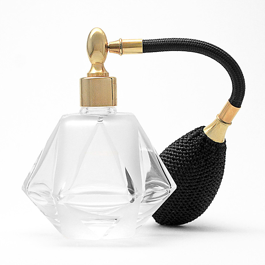 日本製 Hiromichi バルブアトマイザーL,チューブ 水晶 ゴールド 移し