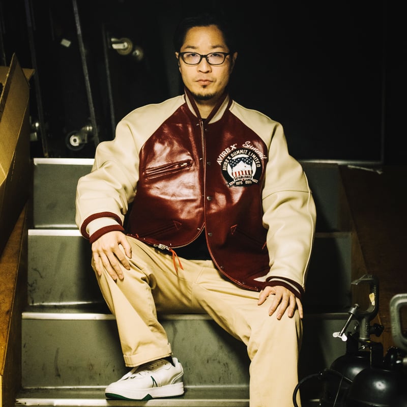 AVIREX × SUMMIT LEATHER VARSITY JACKET | SUMMIT
