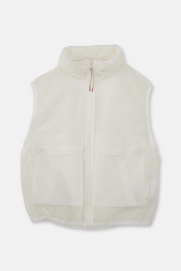 DIGAWEL Nylon vest【WHITE】 | welles