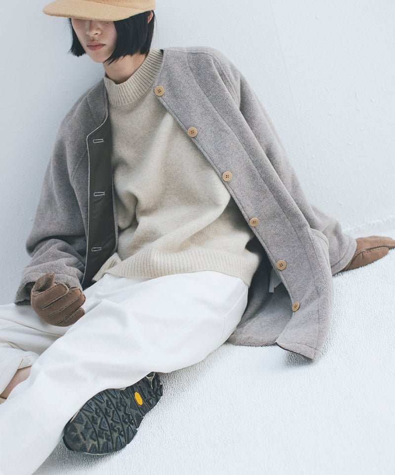 M-［medium］ウールカシミヤハイネックセーター Ivy / ベージュ | days