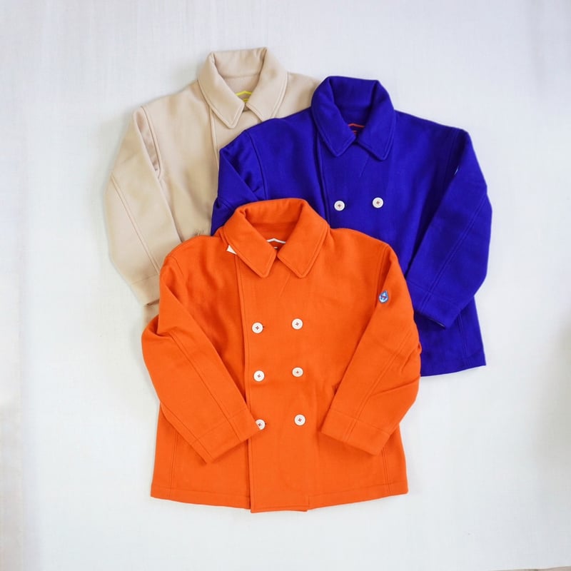 レディース＊快晴堂-軽いカットメルトン Pコート（1枚仕立て）43JK-47