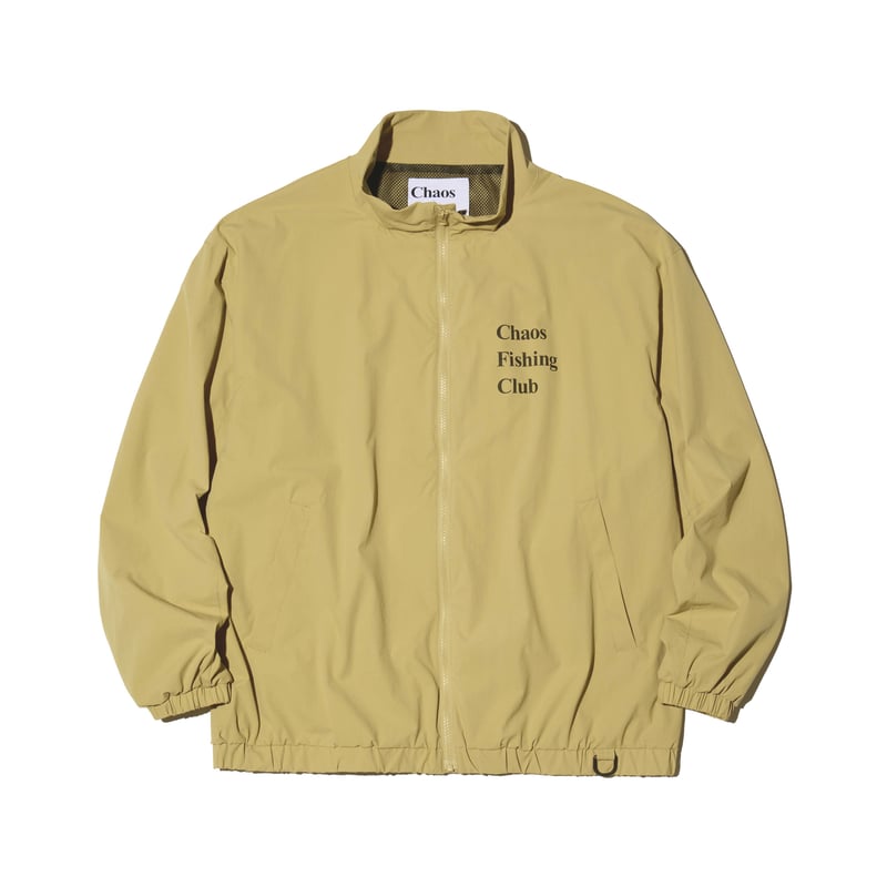 Logo Track Jacket BEIGE | Chaos Fishing Club