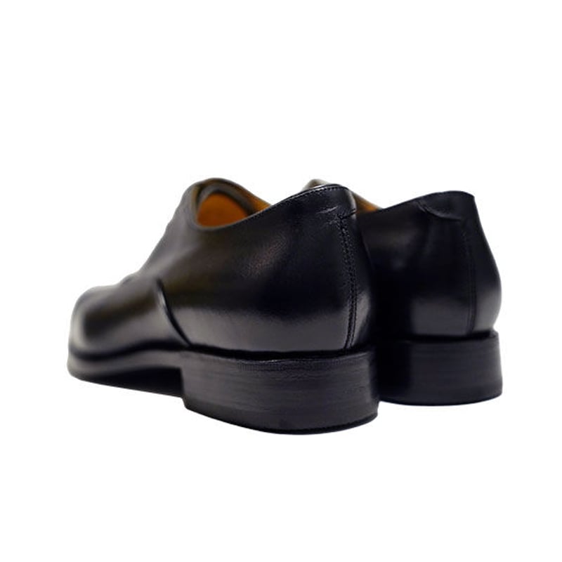 フランス アノネイ社製ボックスカーフ｜Reverso cap toe oxford black