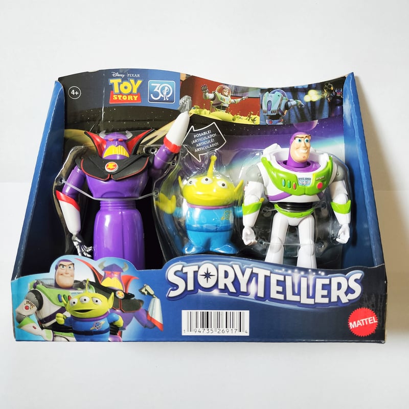 ピクサー ストーリーテラーフィギュアパック トイストーリー30周年 3体