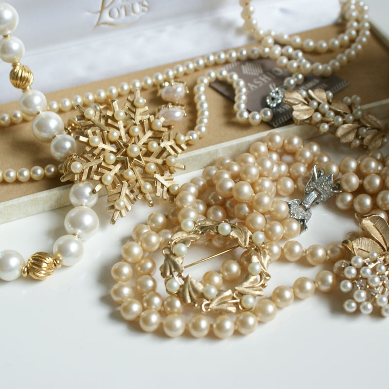 TRIFARIトリファリ 雪の結晶 スノーフレーク ブローチ / ヴィンテージ