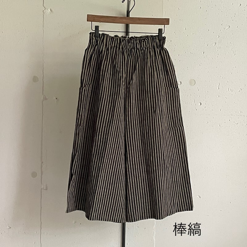 YAMMA キュロットパンツ/会津木綿/ロング丈 | zakkayaline