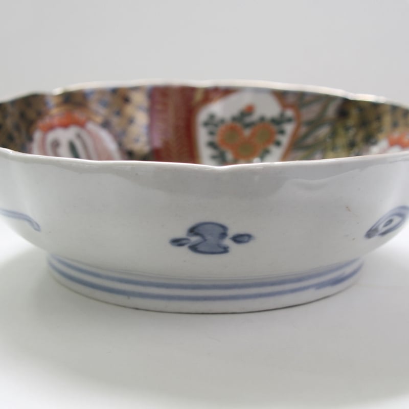 P-157 古伊万里 KOIMARI 染錦 柘榴文 膾皿 5客セット | imarimaru