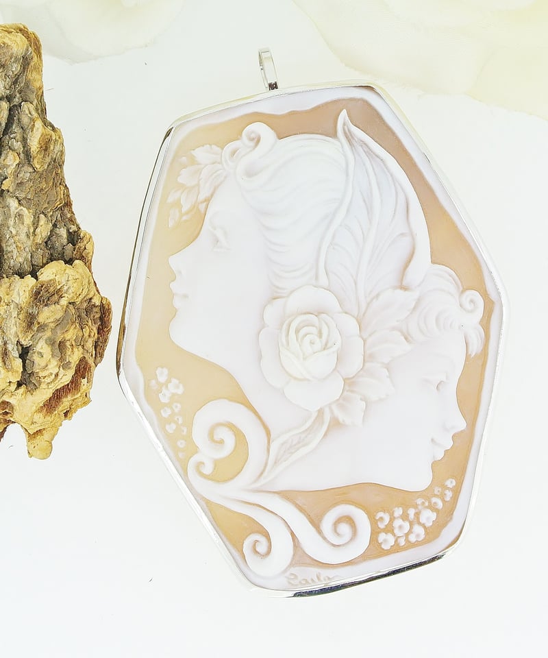 22055-675 K18WG シェルカメオ ブローチ | CROCE・VIGOR オンライン