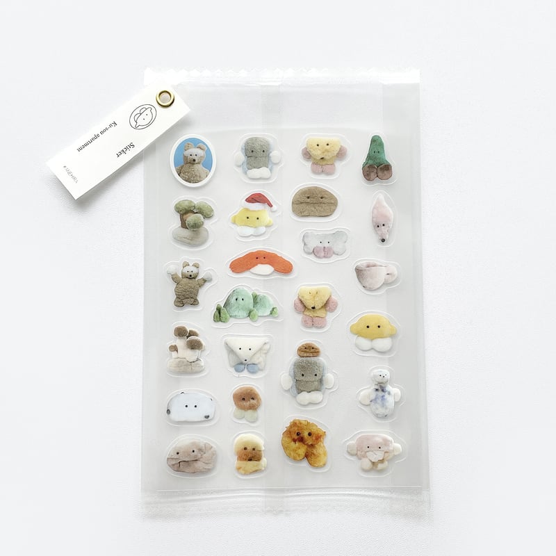 カネヒラ ／ ぬいぐるみシール 25｜vol.1 | はちみせ （83）