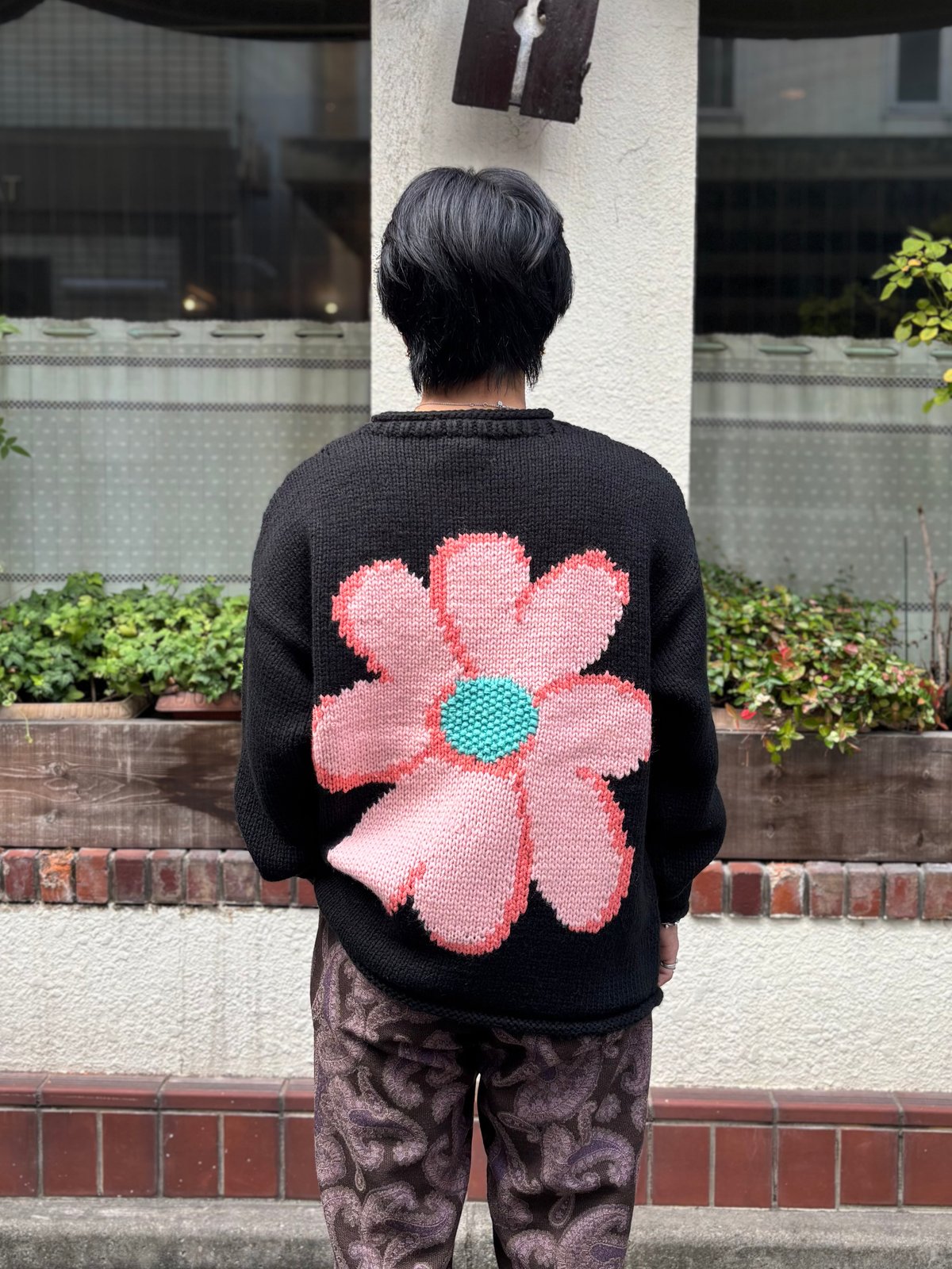 美品 Chah Chah FLOWER with LOVE HAND KNIT CC 