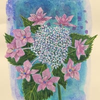 浜辺のかたち」4号テンペラ画 | ようこそ！ アトリエ・ルネッサンス