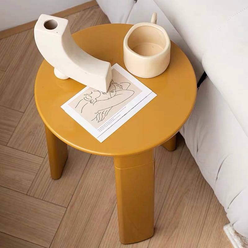 カラー ラウンド サイドテーブル スツール 全4色 チェア | 70PARK