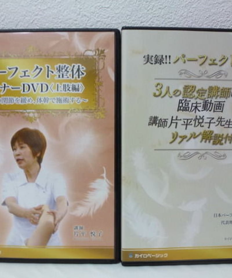 パーフェクト整体セミナー 上肢編】片平悦子 整体 手技DVD カイロ