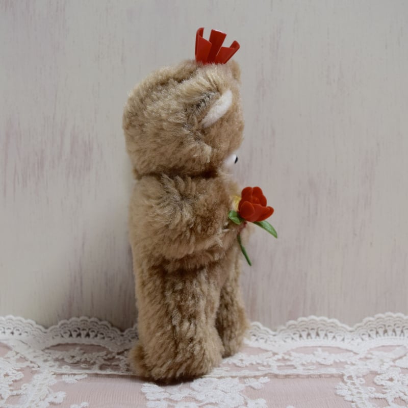 旧東ドイツ DDRベア小 ベージュ ぬいぐるみ | Kitten Blue