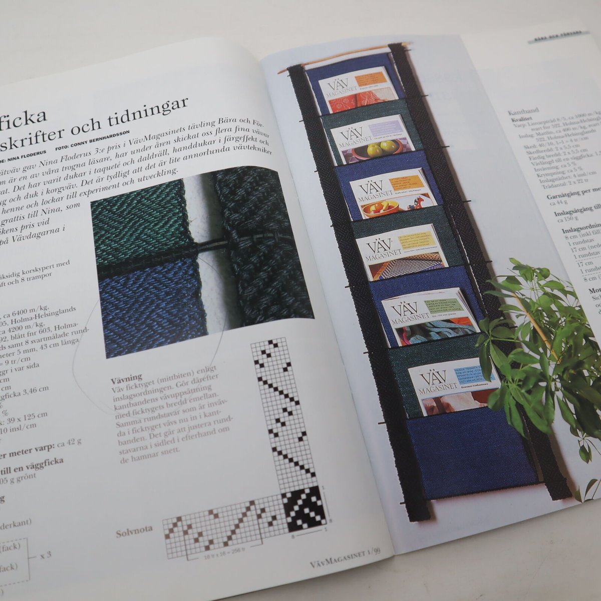 古本】B2_263 Vav Magasinet VÄVMAGASINET NR1 1999