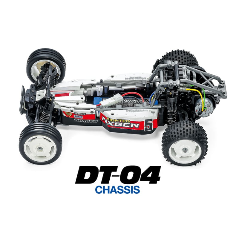 タミヤ 1/10RC ファイター ネクスジェン (DT-04シャーシ) 組み立て