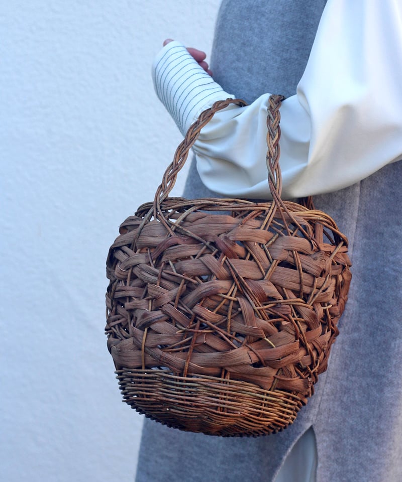 山葡萄×あけび の 乱れ編み かごバッグ (オズのかごバッグ) | オズの
