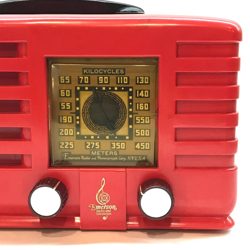 真空管ラジオ ベークライトEMERSON社 1941年 アメリカ製 | 万国屋