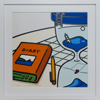 安西水丸「チューリップ（黄色） S（2024）」mizumaru anzai | SPACE