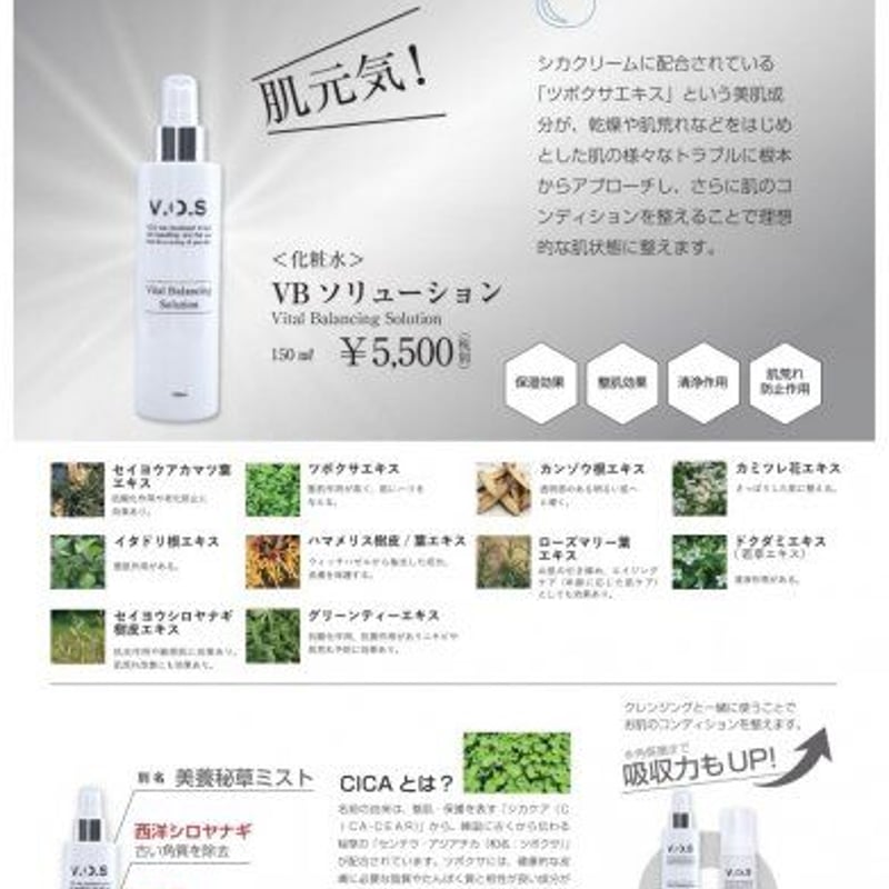 VBソリューション 150ml | Salon de WISH 通販