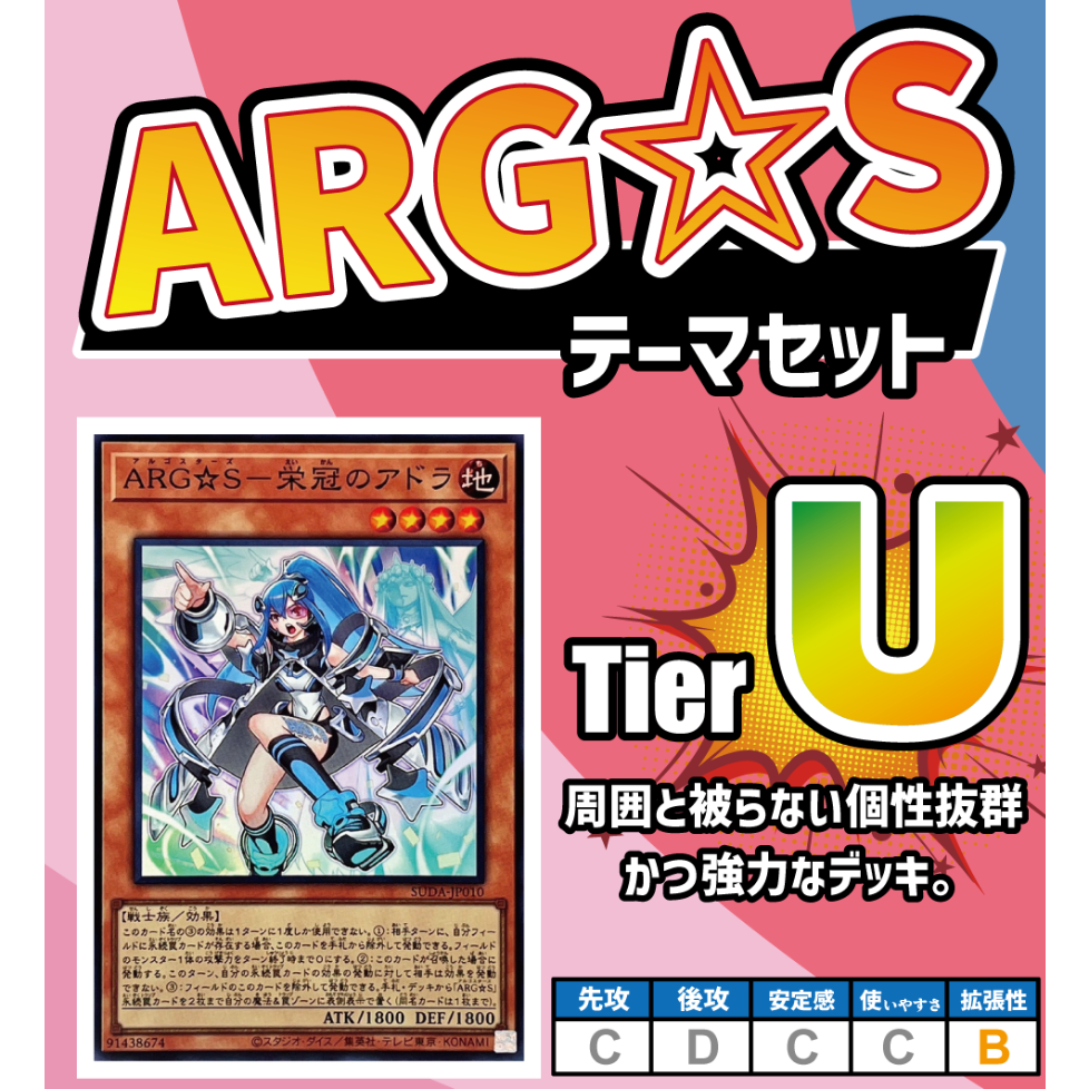 ◇遊戯王OCG ARG☆S（アルゴスターズ）デッキ・メインパーツセット