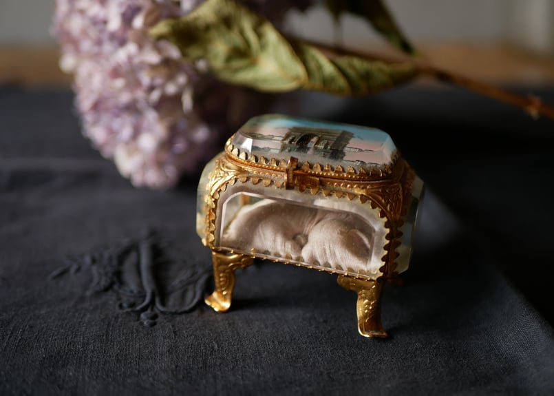 凱旋門 フランスアンティーク ジュエリーケース ジュエリーボックス