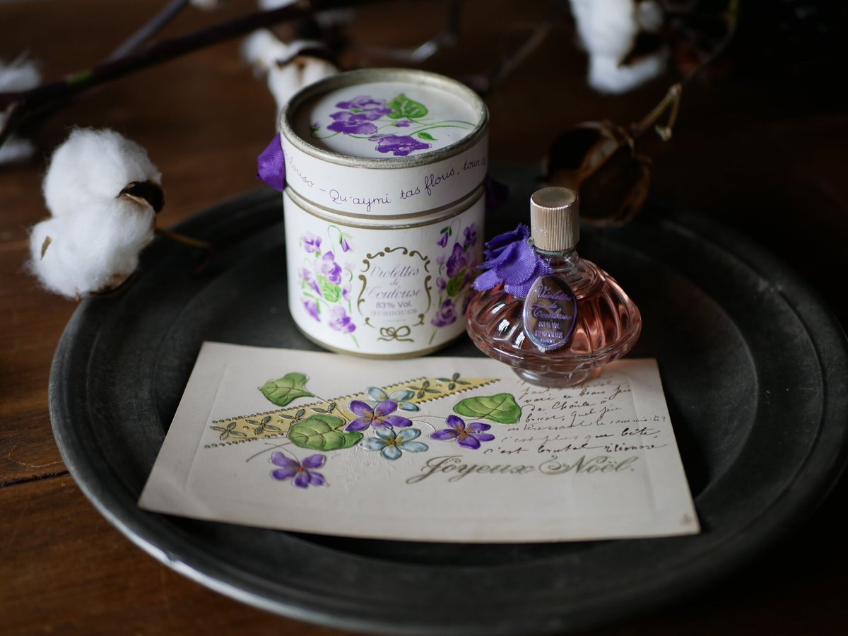 トゥールーズ スミレ 香水 ベルドゥ社 フランスアンティーク 香水瓶