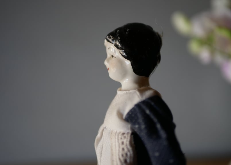 チャイナヘッド ドール お人形 アンティークドール アンティークのある