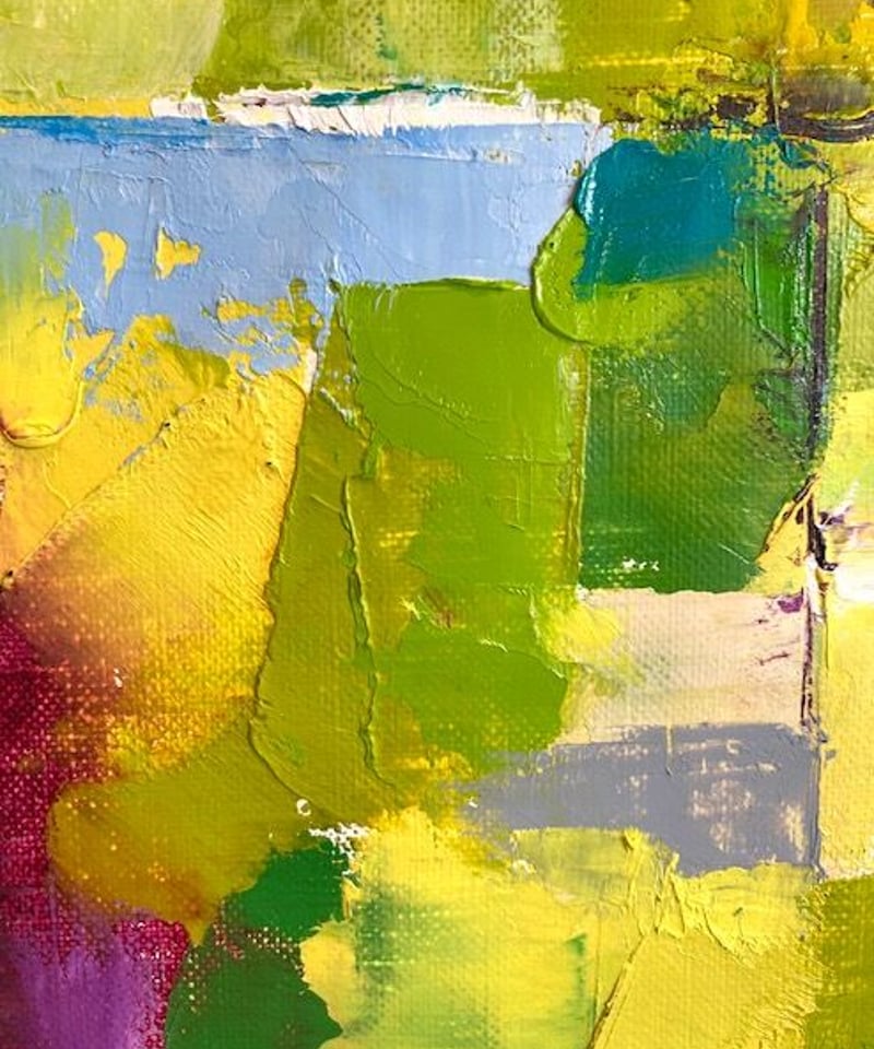 油彩 色遊び抽象 森田和昌 | nuancebeans