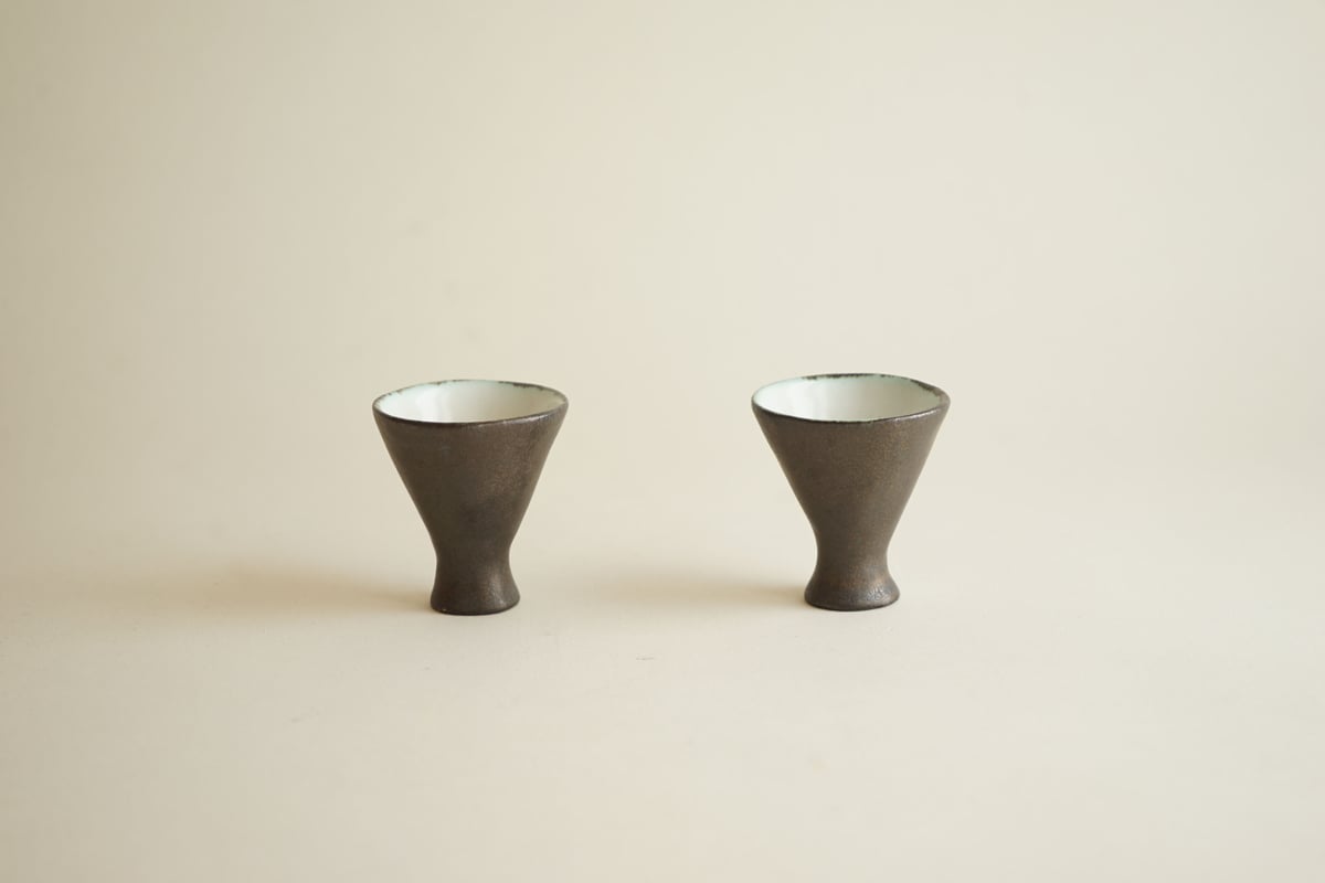 安藤雅信】黒錆釉モンゴル杯 | ギャルリ百草 online store