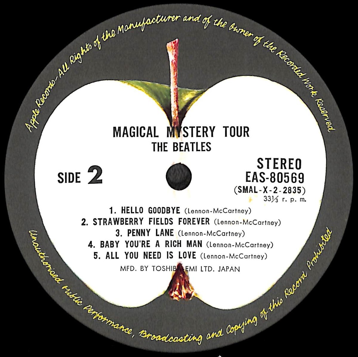 ザ・ビートルズ / マジカル・ミステリー・ツアー [※国内盤,品番:EAS