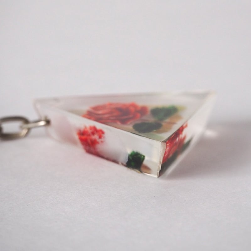 no1061-Z-3 バラのキーホルダー | 古道具店 呱々