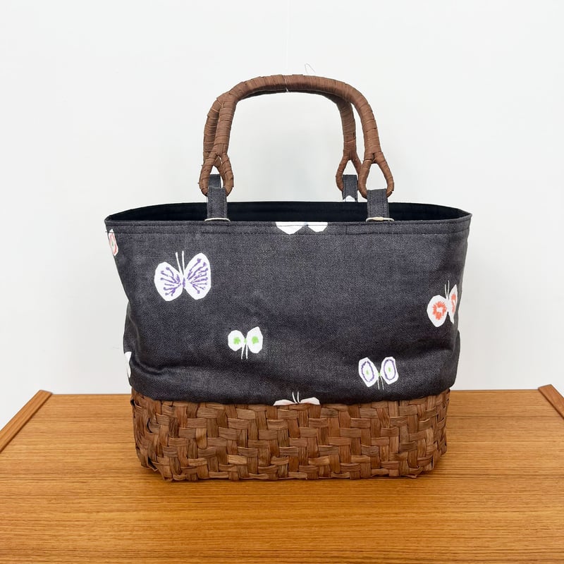 かごや × mina perhonen（ミナペルホネン） 網代編みやまぶどう籠