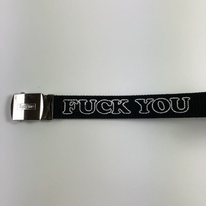 Supreme HYSTERIC GLAMOUR FXXK YOU Belt Black L/