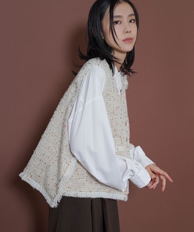 CYAN tokyo シアントーキョー 25秋冬ご予約】 2ラインフリルオーバー