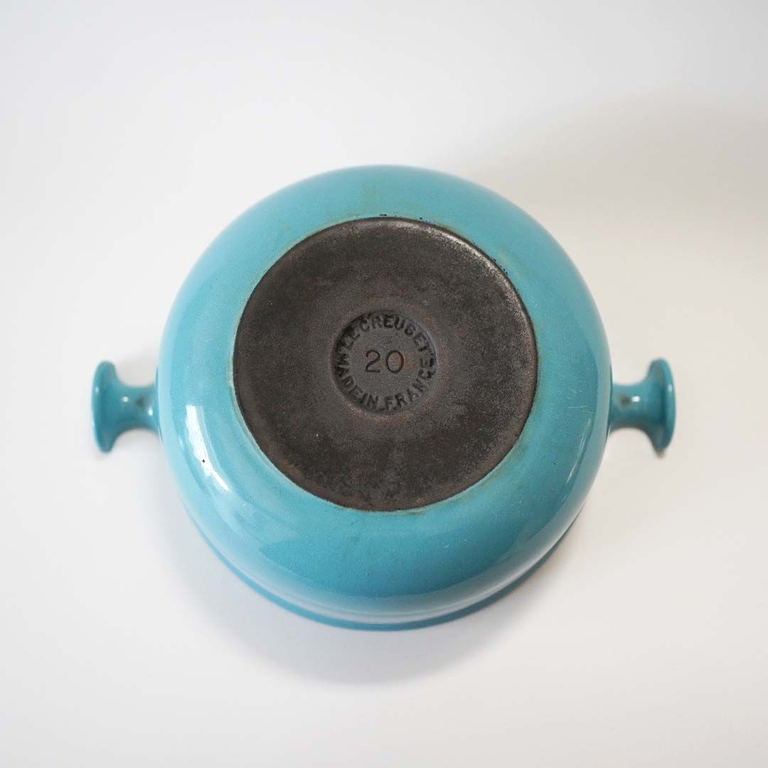 レア LE CREUSET ターコイズ レイモンドローウィ レア LE CREUSET