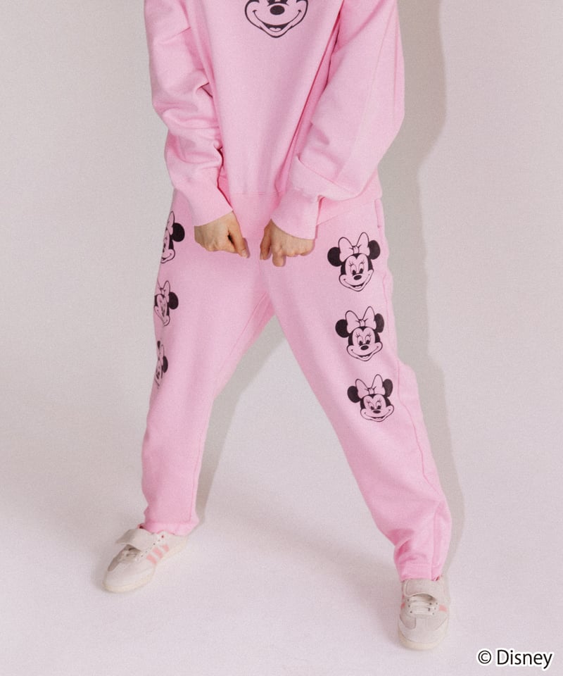 WCJ スウェット Disney / SWEAT TOP ミニー ピンク wcj ミニーマウス