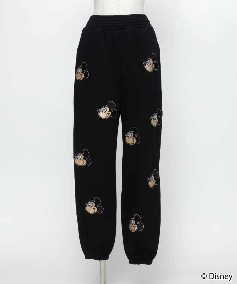 Disney / EMBROIDERY SWEAT PANTS(ミッキー)【WCJ-TD-04