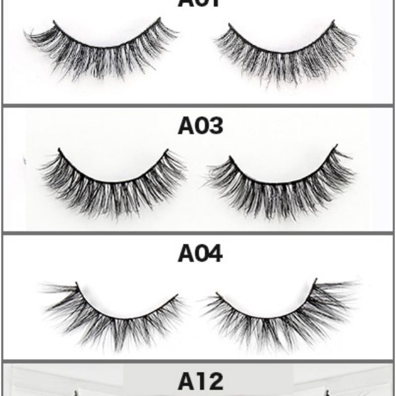 エクステ風 つけまつげ「3D ミンク アイラッシュ」まつげエクステ