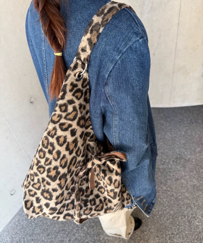 予約販売】レオパード柄リバーシブルショルダーバッグ | KISHIKA