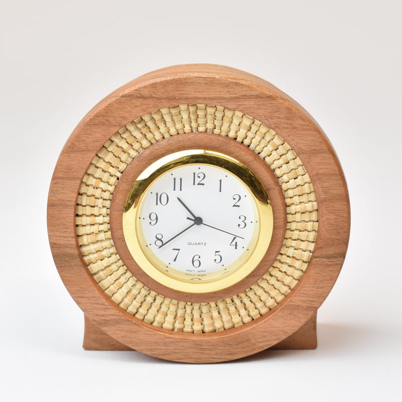 b-605_______🕰置時計「SHELL」 時計付き チェリー | WooD Worker
