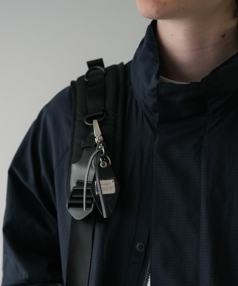 LUXURY MATERIAL LEATHER ROOM KEYRING by BRIDLE