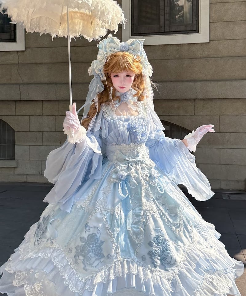 Bramble Rose / バラの花傘 ロリィタドレス JSK set [LO1548] |