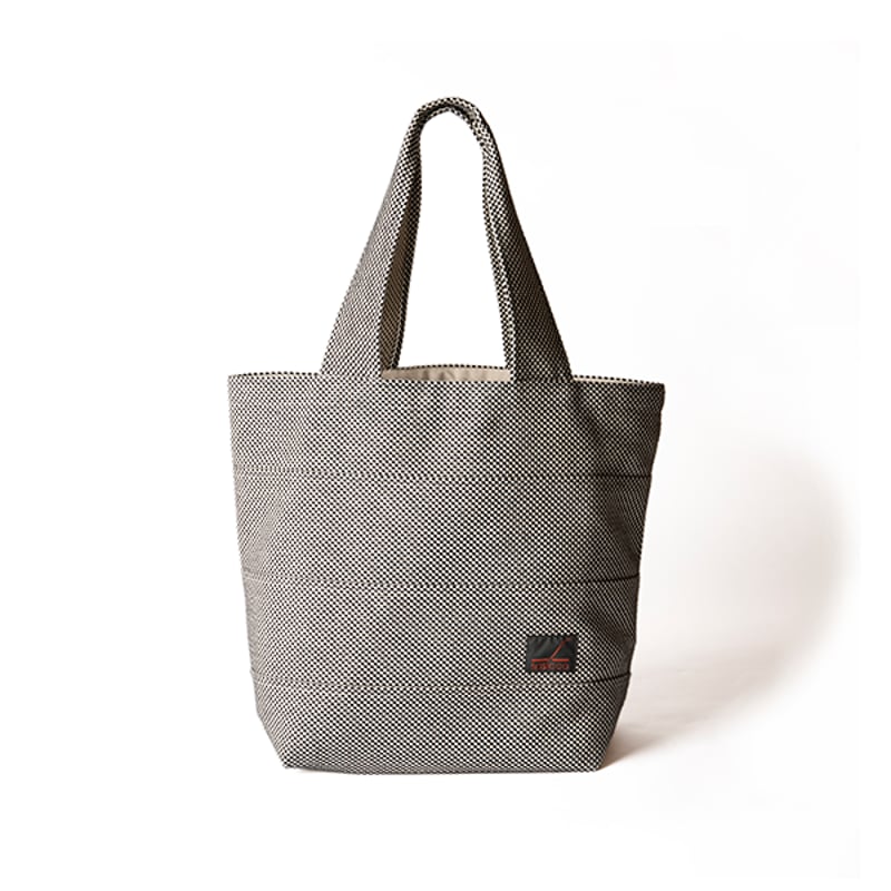 sasicco トート40 白と黒の市松 | 三河木綿 刺子織 | タネイ | 柔道着