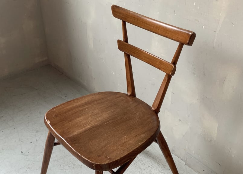 ERCOL アーコール ダブルバックスタッキングチェア(グリーンドット) S