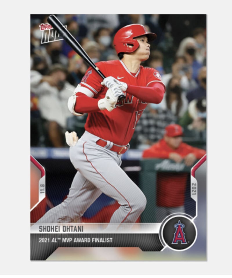 入荷 2021 topps now 大谷翔平 AL MVP ファイナリスト | sportsc